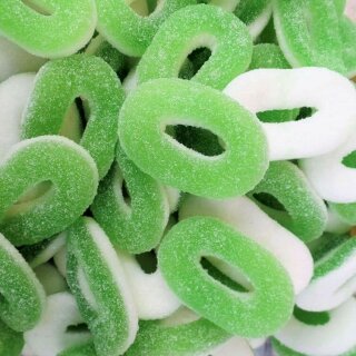 Anillos de manzana ácida