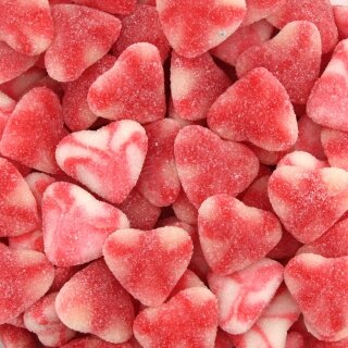 Corazón cremoso con un toque dulce de fresa.