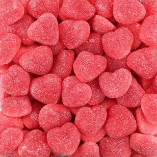 Corazón relleno de fresa ácida
