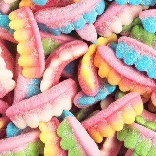 Dentaduras postizas ácidas multicolores (Dentaduras)