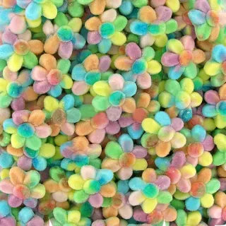 Dulces flores multicolores
