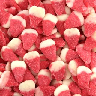 Fresas con crema dulce